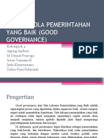 Tata Kelola Pemerintahan Yang Baik (Good Governance)