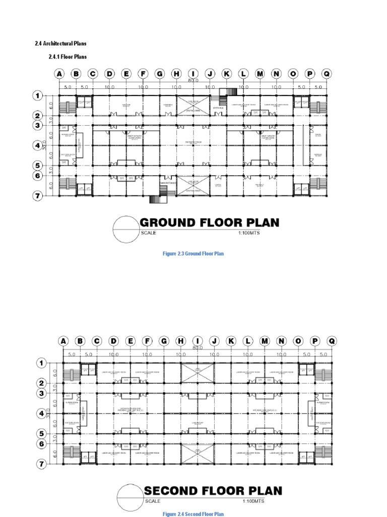 Architectural Floor and Elevation Plans | PDF