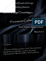 Fenómenos Cadavéricos PDF