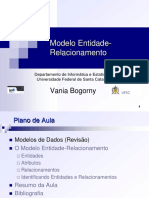 Modelo Entidade-Relacionamento: Vania Bogorny