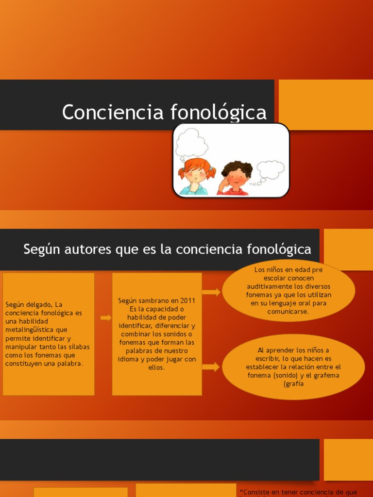 Importancia y Tipos de Conciencia Fonológica | PDF | Fonología | Fonema