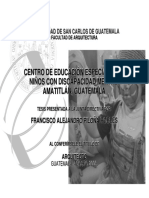 Centro de Educación Especial para Niños Con Discapacidad Mental PDF