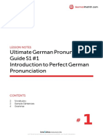 Ultimate German Pronunciation Guide S1 #1 To Perfect German Pronunciation