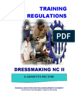 TR - Dressmaking NC II