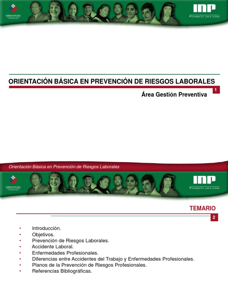 Prevención de Riesgos Laborales | PDF | Riesgo | Seguridad y salud ...