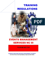 TR Events MGT Services NC III PDF