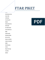 Daftar Piket