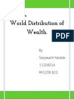 Report On: World Distribution of Wealth