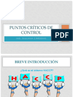 Puntos Críticos de Control