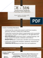 Construction Methods, Planning and Estimates: Engr. Danilo L. de Asis, ACPE Special Lecturer
