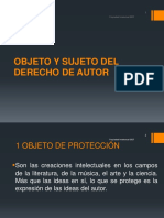 Sesion 6 Objeto y Sujeto Del Derecho de Autor - Sociedades Colectivas