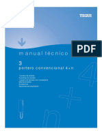 Manual Tecnico Portero Convencional 4 N Tegui PDF