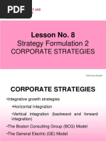 CORPORATE STRATEGIES