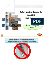 Safety Meeting - Mars 2019