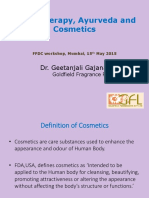 Aromatherapy, Ayurveda and Cosmetics: Dr. Geetanjali Gajanan Ranade