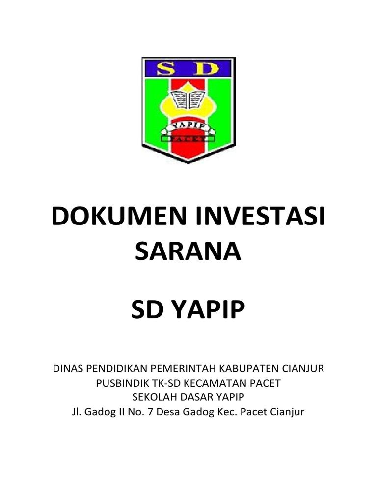 Dokumen Investasi Sarana PDF