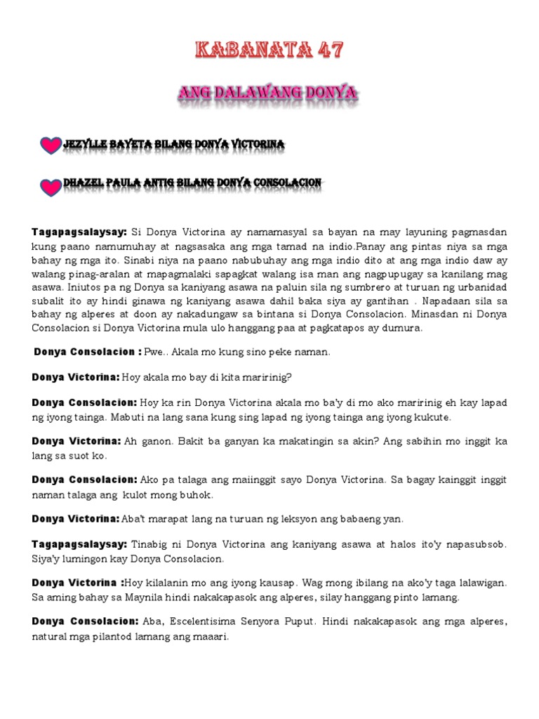 Script NG Dalawang Donya PDF