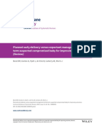 Planned Early Delivery Versus Expectant Management of The Term Suspected Compromised Baby For Improving Outcomes (Review)