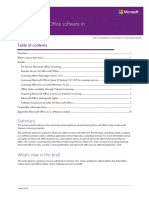 Licensing Microsoft Office Software PDF