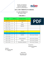 Grade 4: Beaulah Land Christian School