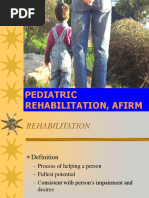 Pediatric Rehabilitation Fi