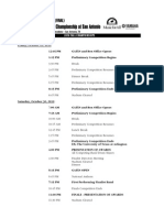 Boa Final 10satx Daily Schedule