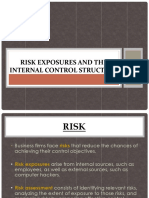 Risk Exposures and The Internal Control Structure