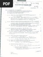 MCA Sem 1 Question Papers Mumbai University