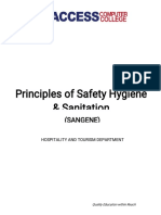 Principles of Safety Hygiene & Sanitation: (Sangene)