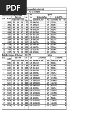 Grp Price List May2013 Dsg
