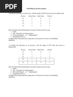 206 Scheduling Problems