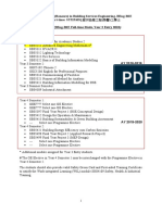 BEng-BSE Year 3 Entry Proposed Study Plan 2018