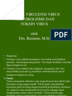 Faktor Virulensi Virus, Metabolisme Dan Toksin Virus