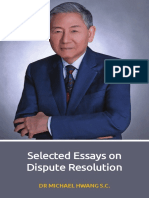 Selected Essays On Dispute Resolution (Academy Publishing - 2018) PDF