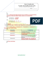 Teste Diagnóstico - As Rochas, o Solo e Os Seres Vivos (3) - Soluções