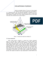 Long Term Performance of Polymers: 1.1 Creep, Constant Load