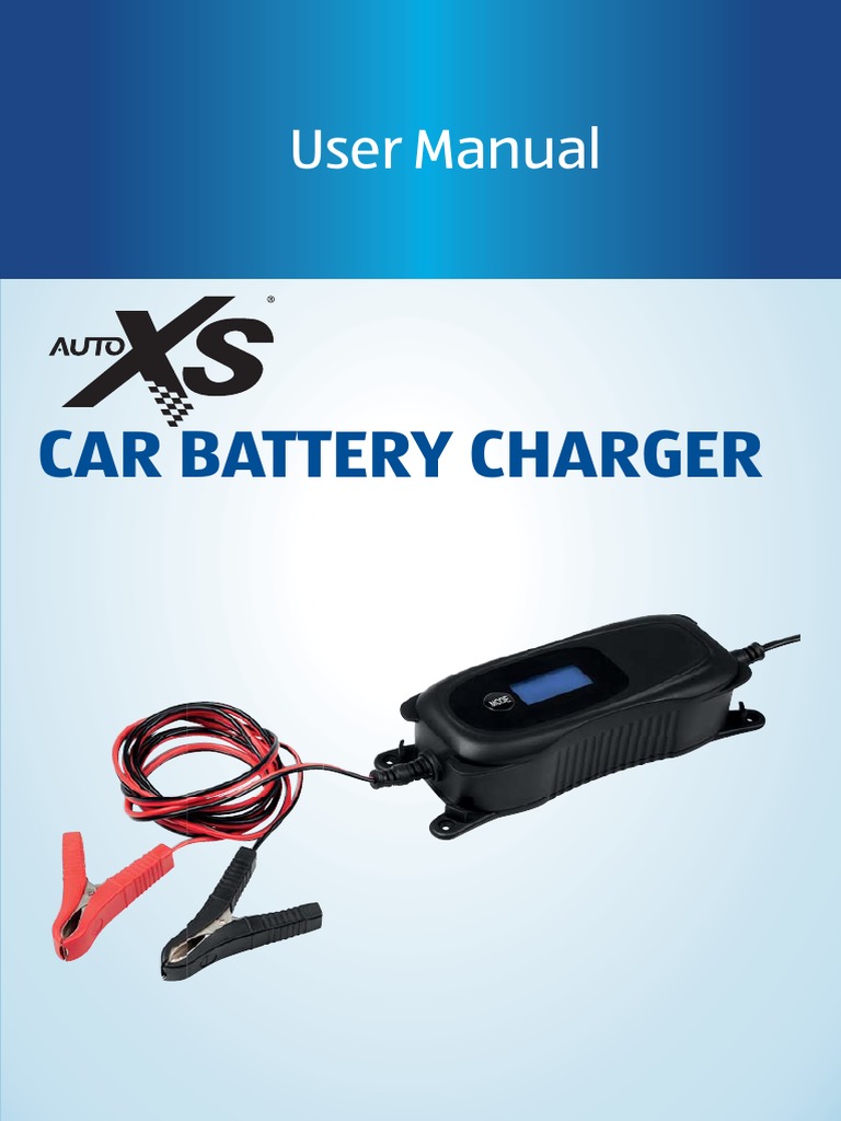Auto Xs Md 18559 User Manual Battery Charger Rechargeable Battery