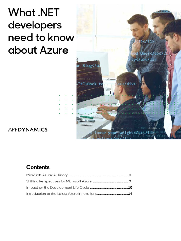 What Net Developers Need To Know About Azure PDF | PDF | Xamarin ...