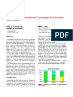 Benchmarking of Polurethane Technologies For Automotive Seat Cushions