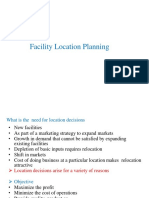 2. Facility Location Planning