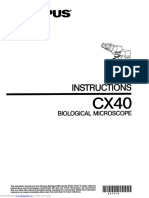 Manual de Usuario Microscopio Olympus cx40