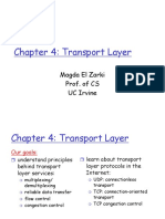 Chapter 4: Transport Layer: Magda El Zarki Prof. of CS UC Irvine