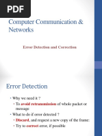 Error Detection and Correction