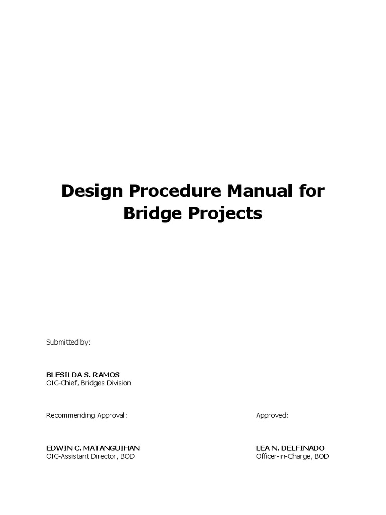 Design Procedure Manual For Bridges PDF | PDF | Beam (Structure ...