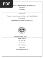 Concept of Succession and Inheritance Under Mitakshra Joint Hindu Family