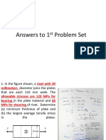 Answers To 1 Problem Set