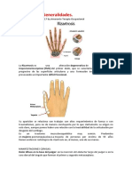 Amaranto - Protocolo de Intervención de T.O. en Rizartrosis