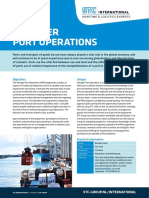 Manager Port Operations Programme