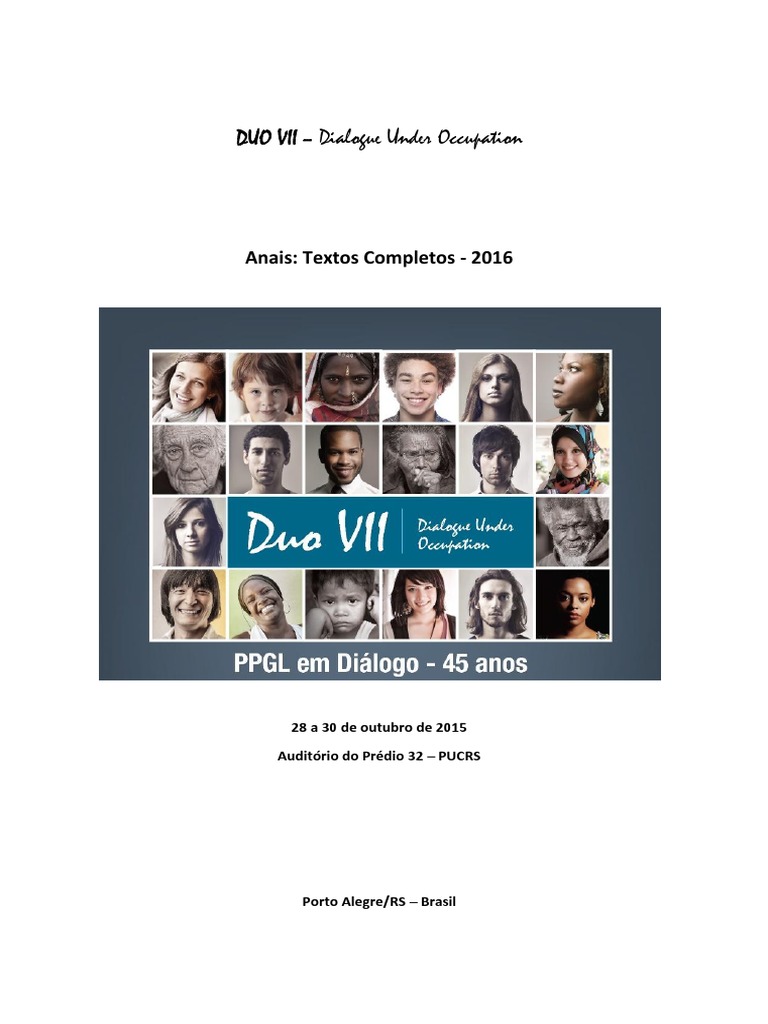 Anais-Duo-Vii 2016 PDF PDF Discurso Pós-graduação Foto adulta