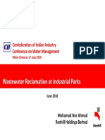 Wastewater Reclamation at Industrial Parks: Confederation of Indian Industry Conference On Water Management